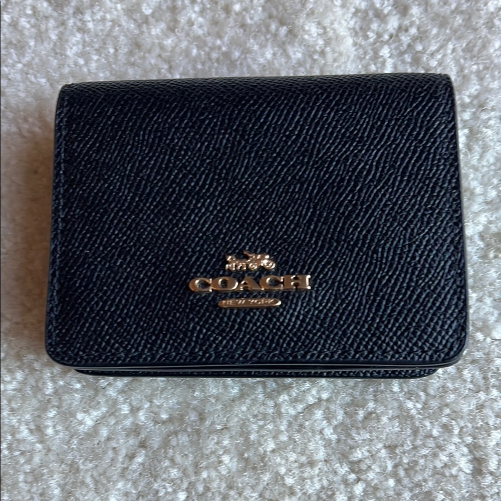 Coach Black Leather Wallet